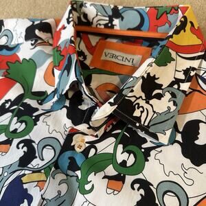 Vercini Multi Colored Long Sleeved Button Up Shirt. XL